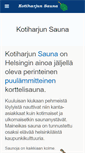 Mobile Screenshot of kotiharjunsauna.fi