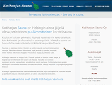 Tablet Screenshot of kotiharjunsauna.fi